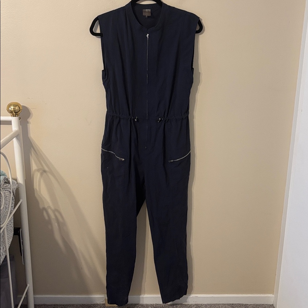 Calia by Carrie Underwood Utility Zip Front Jumpsuit